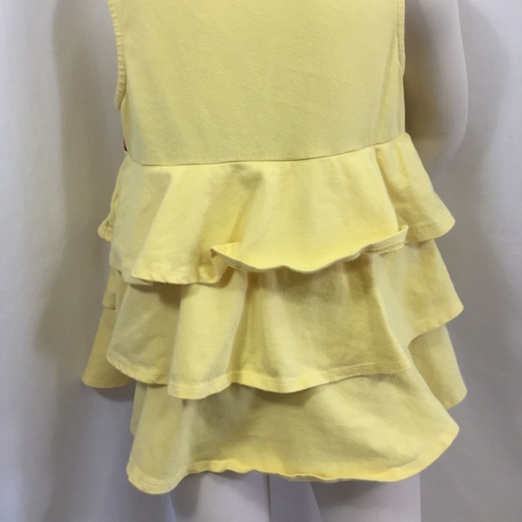 Gymboree Spring Ruffle Tank Dress Polka Dot Belt - Picture 3 of 7